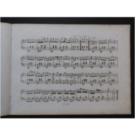 STRAUSS Johann Polka des Porcherons Piano ca1840