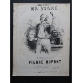 DUPONT Pierre Ma vigne Chant Piano ca1850