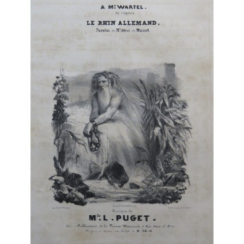 PUGET Loïsa Le Rhin Allemand Nanteuil Chant Piano ca1840