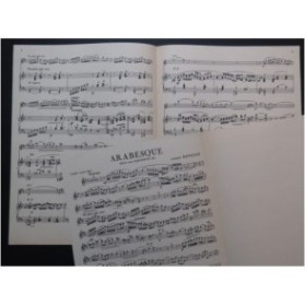 DEVEVEY Pierre Arabesque Saxophone Piano 1955