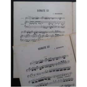 BOCCHERINI Luigi Sonate No 3 Violon Piano