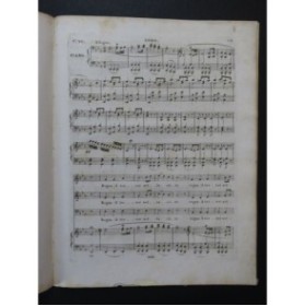 ROSSINI G. Tancredi No 20 Chant Piano ca1820