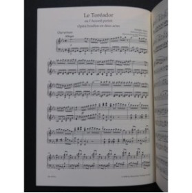 ADAM Adolphe Le Toréador ou l'Accord parfait Opéra Chant Piano 2008
