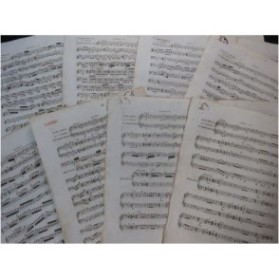 MAZAS F. Barcarolle Française Violon Piano ou Orchestre ca1819