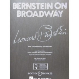 BERNSTEIN Leonard Bernstein on Broadway Chant Piano 2007