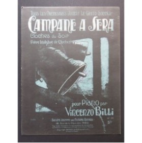 BILLI Vincenzo Campane A Sera Piano 1916