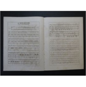 BAROILHET Paul La petite savoyarde Nanteuil Chant Piano ca1840