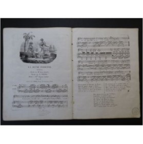 VOIZEL E. La jeune Indienne Chant Piano ca1830