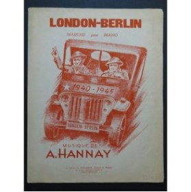 HANNAY A. London-Berlin Piano ca1945