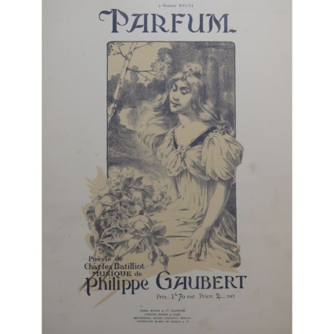 GAUBERT Philippe Parfum Chant Piano 1906