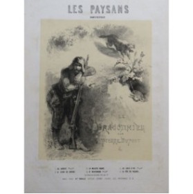 DUPONT Pierre Les Paysans Le Braconnier Chant Piano XIXe siècle