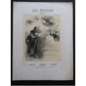 DUPONT Pierre Les Paysans Le Braconnier Chant Piano XIXe siècle