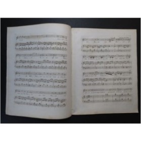 AUBER D. F. E. Le Concert à la Cour No 4 Chant Piano ca1825