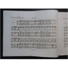DEJAZET Eugène Constantine Quadrille Arabesque Piano 4 mains ca1840