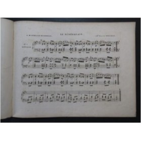 HOFFMANN HARDOUIN E. Le Sénégalais Quadrille Dédicace Piano XIXe