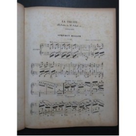 HELLER Stephen Caprice sur La Truite de Schubert Piano ca1860