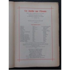 BACHELET Alfred Un Jardin sur l'Oronte Opéra Chant Piano 1932