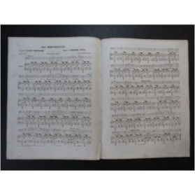 DAVID Félicien Les Hirondelles Nanteuil Chant Piano ca1840
