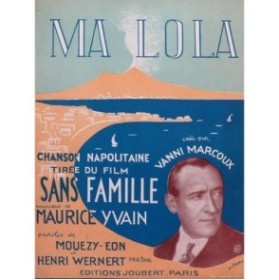 YVAIN Maurice Ma Lola Chant Piano 1934