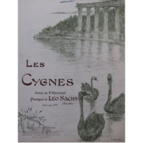 SACHS Léo Les Cygnes Chant Piano ca1920