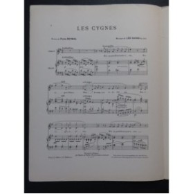 SACHS Léo Les Cygnes Chant Piano ca1920