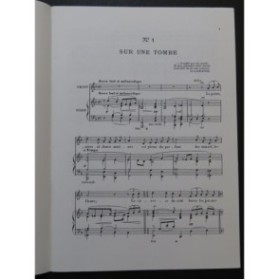 LEKEU Guillaume 3 Mélodies Chant Piano
