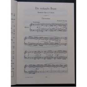 SMETANA Friedrich Die Verkaufte Braut Opéra Chant Piano