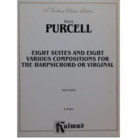 PURCELL Henry 8 Suites  8 Various Compositions Clavecin ou Virginal