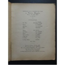 FRIML R. et STOTHART H. Rose Marie Opérette Chant Piano 1927