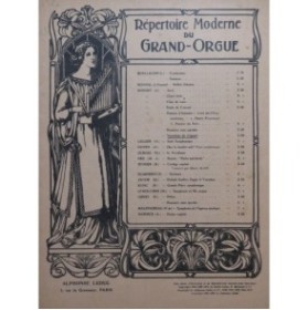 BONNET Joseph Variations de Concert op 1 Orgue 1927