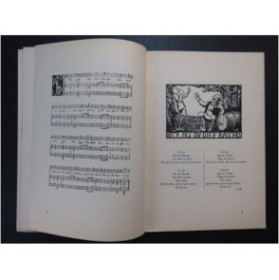 BLOCH André Vieux Airs Français du XVIIe siècle Piano Chant 1935