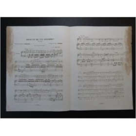 ABADIE Louis Pour un de tes regards Nanteuil Chant Piano ca1840