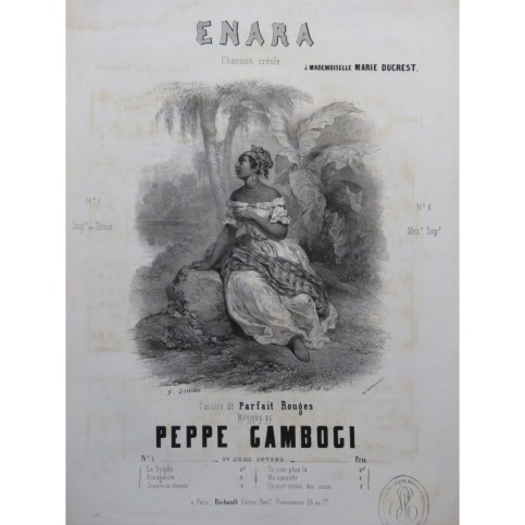 GAMBOGI Peppe Enara Chant Piano ca1845