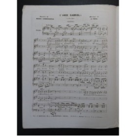 THYS A. L'Ange Gabriel Chant Piano ca1840