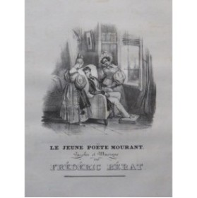 BÉRAT Frédéric Le jeune poète mourant Chant Piano ca1830