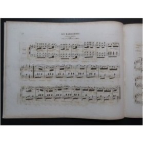 BOHLMAN SAUZEAU Henri La couronne de fleurs Piano ca1844