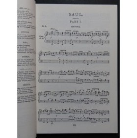 HANDEL G. F. Saul Oratorio Chant Piano