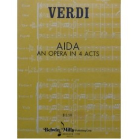 VERDI Giuseppe Aida Opéra Chant Orchestre