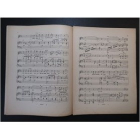 PUCCINI Giacomo La Bohème Solo de Rodolphe Chant Piano 1900