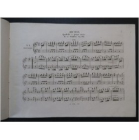 REDLER G. Bruyere Quadrille Piano 4 mains ca1850