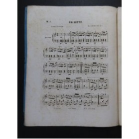 CHAULIEU LECARPENTIER MARQUERIE DELISLE Pièces pour Piano ca1850