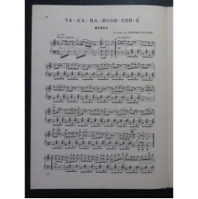 GAUTIER Leonard Ta-Ra-Ra-Boom-Der-É  Piano ca1900