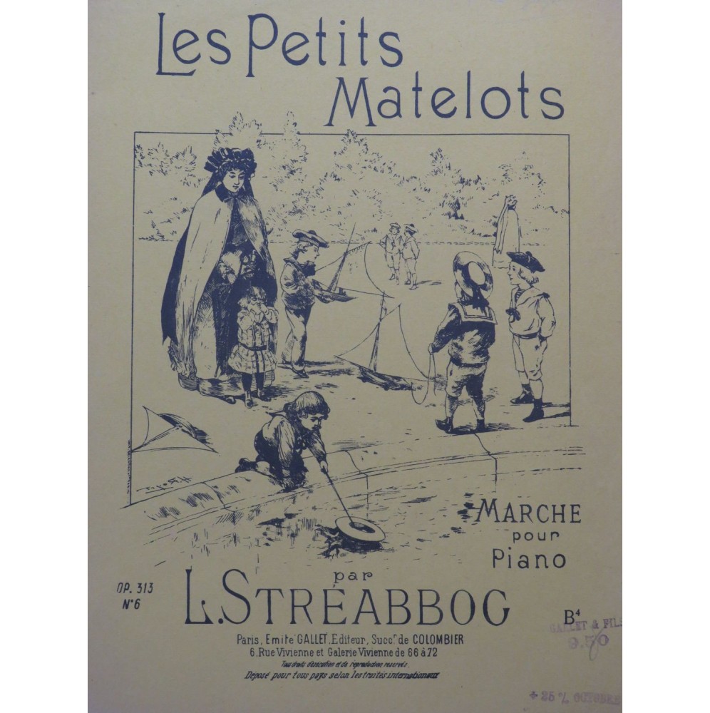STREABBOG Louis Les petits matelots Piano 1939