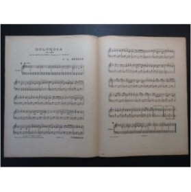 BÉNECH Louis Dolorosa Piano 1925