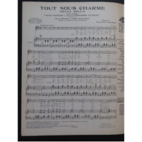 KALMAN Emmerich Tout nous charme Chant Piano 1930