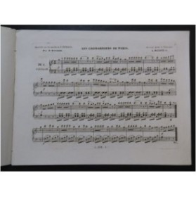 MUSARD Les Chiffonniers de Paris Piano ca1850