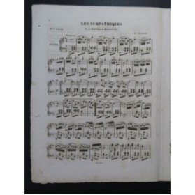 HOFFMANN-HARDOUIN E. Les Sympathiques Valse Piano ca1850