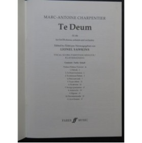 CHARPENTIER Marc-Antoine Te Deum H 146 Chant Piano 1996