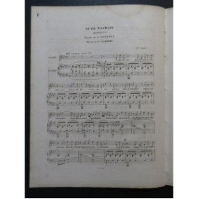 LABARRE Théodore Si je t'aimais Chant Piano ca1840