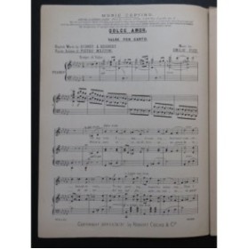 PIZZI Emilio Dolce Amor Chant Piano 1894